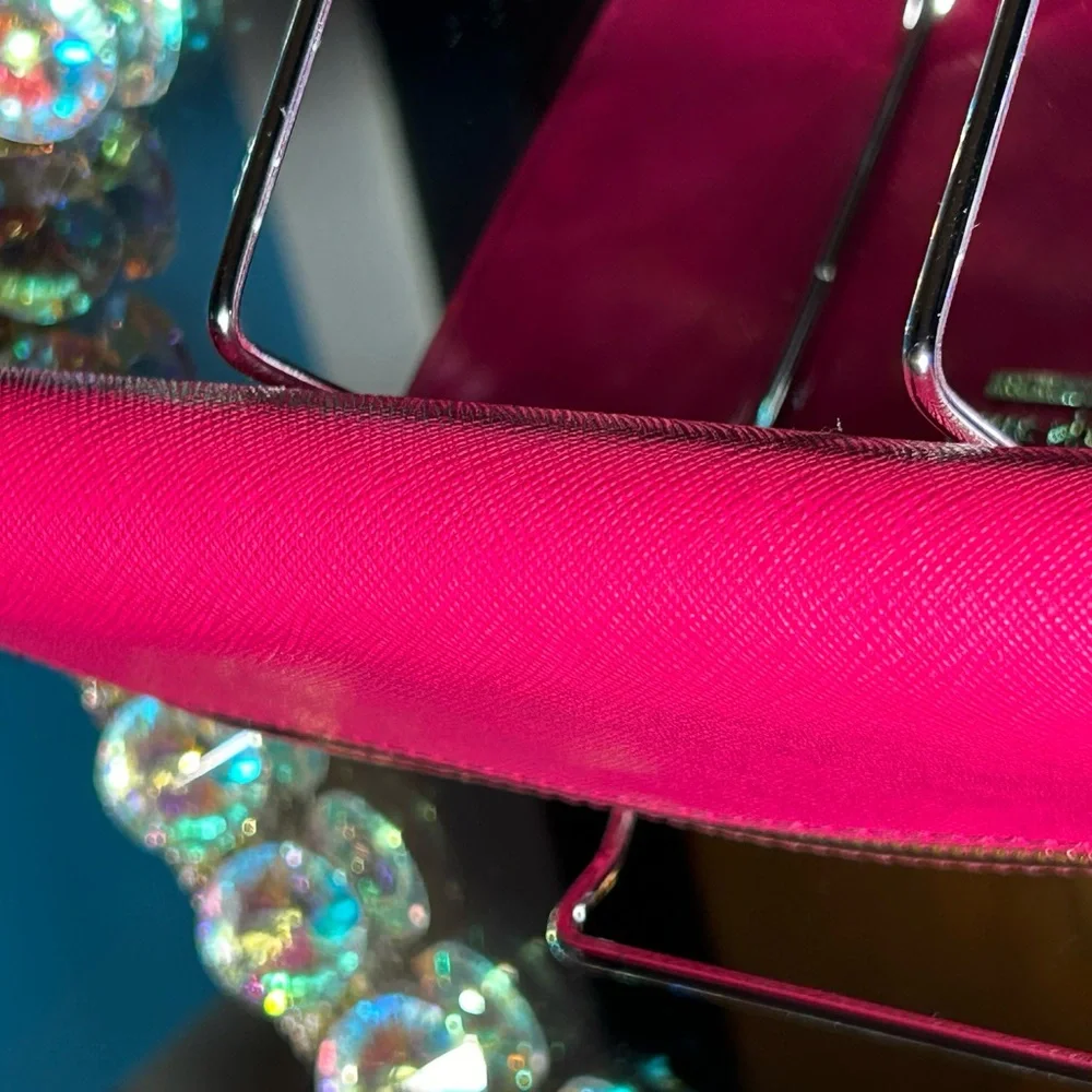 Kate Spade Pink Wallet Sleek Design 7” x 4” Like new - Picture 11 of 15